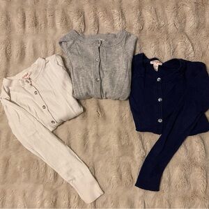 Target Cat & Jack White/Grey/Navy Long Sleeve Cardigans ( 3 total )